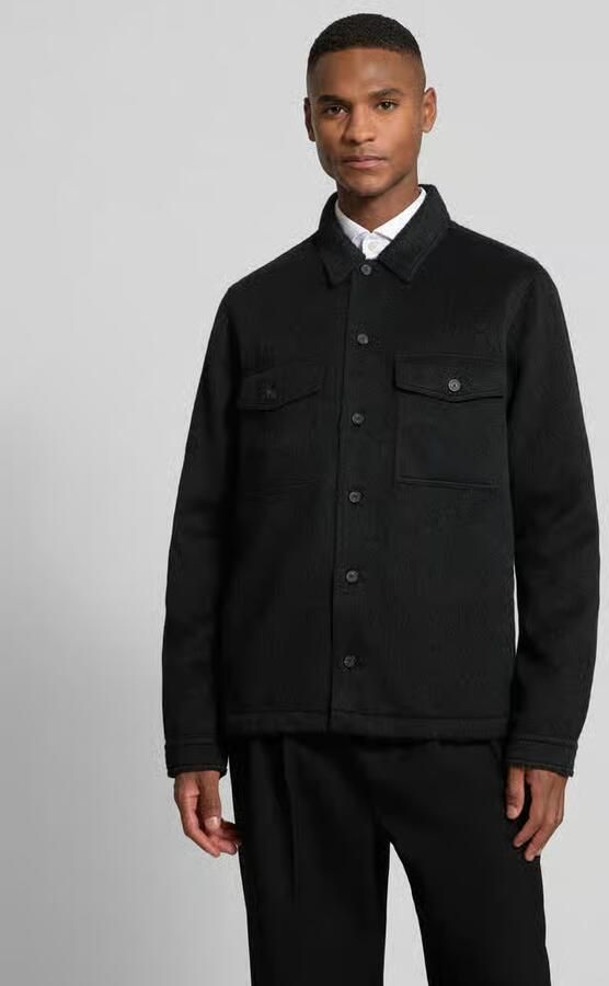 HUGO Loose fit overhemdjack met platte kraag model 'ENALU' - Foto 2