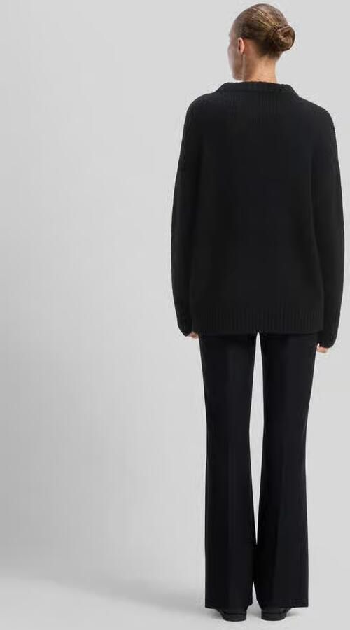 HUGO Loose fit pullover van mix van wol en alpaca model 'Sloguinny' - Foto 2
