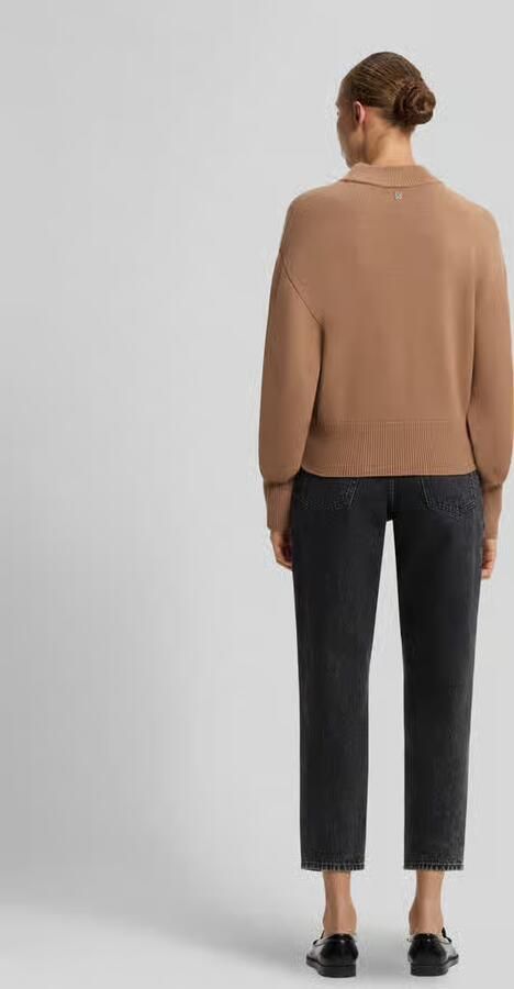 HUGO Loose fit pullover van wolmix model 'Sorellenio' - Foto 2