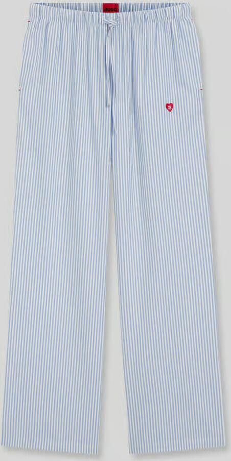 HUGO loose fit pyjamabroek van mix van katoen en viscose model 'DREEM' - Foto 2
