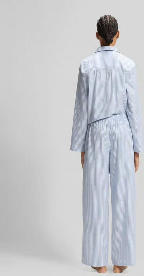 HUGO loose fit pyjamabroek van mix van katoen en viscose model 'DREEM' - Foto 3