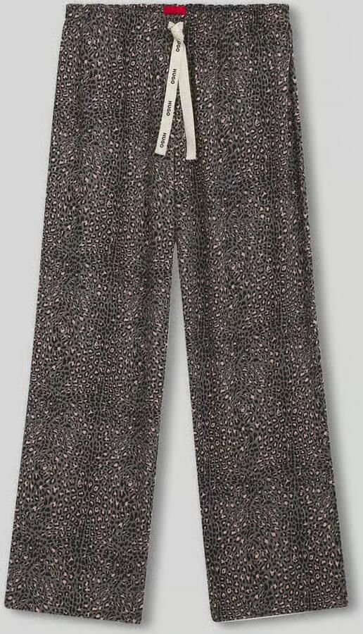 HUGO Loose fit pyjamabroek van mix van modal en katoen
