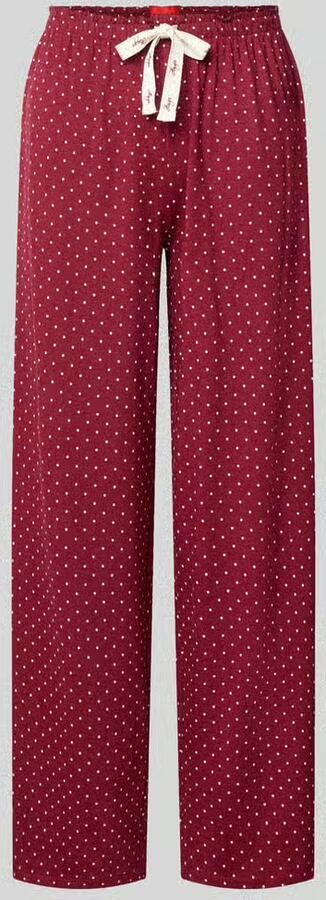 HUGO Loose fit pyjamabroek van mix van modal en katoen
