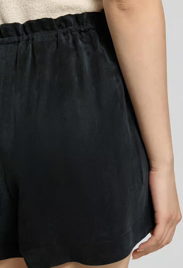 HUGO loose fit short met labelapplicatie model 'HERMIONE-1'