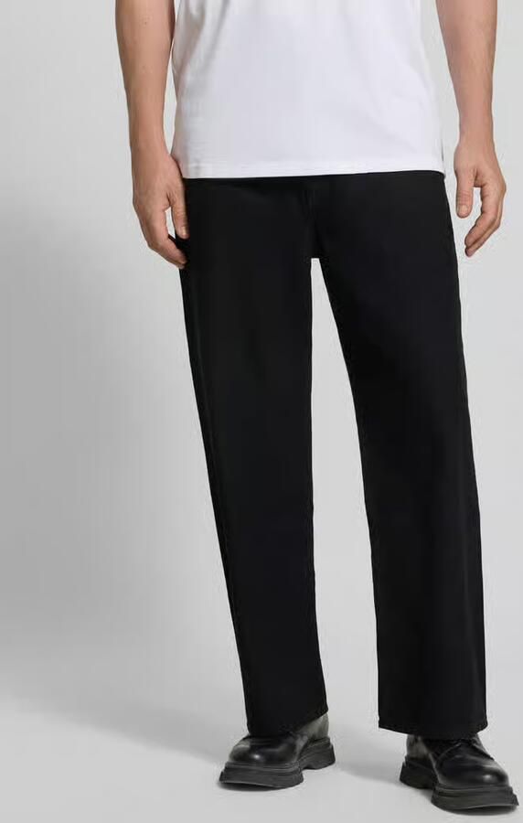 HUGO loose fit wide leg jeans van pure katoen model ' 554' - Foto 3