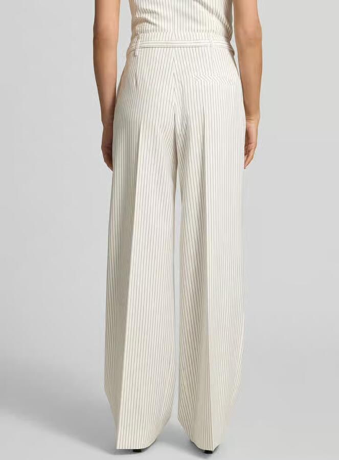 HUGO loose fit wijde broek met viscose model 'HEJULY'