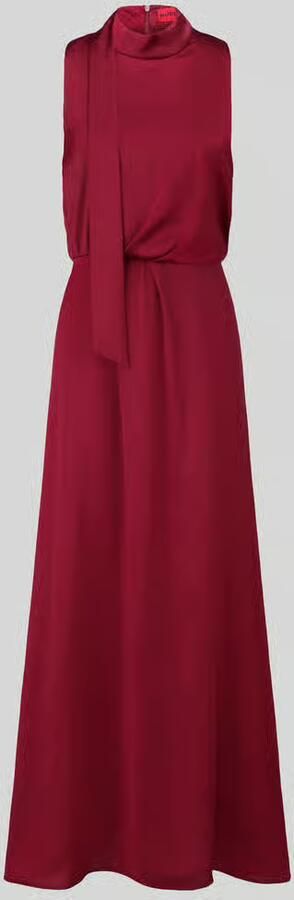 HUGO Maxi-jurk met drapering model 'Kedina-1'