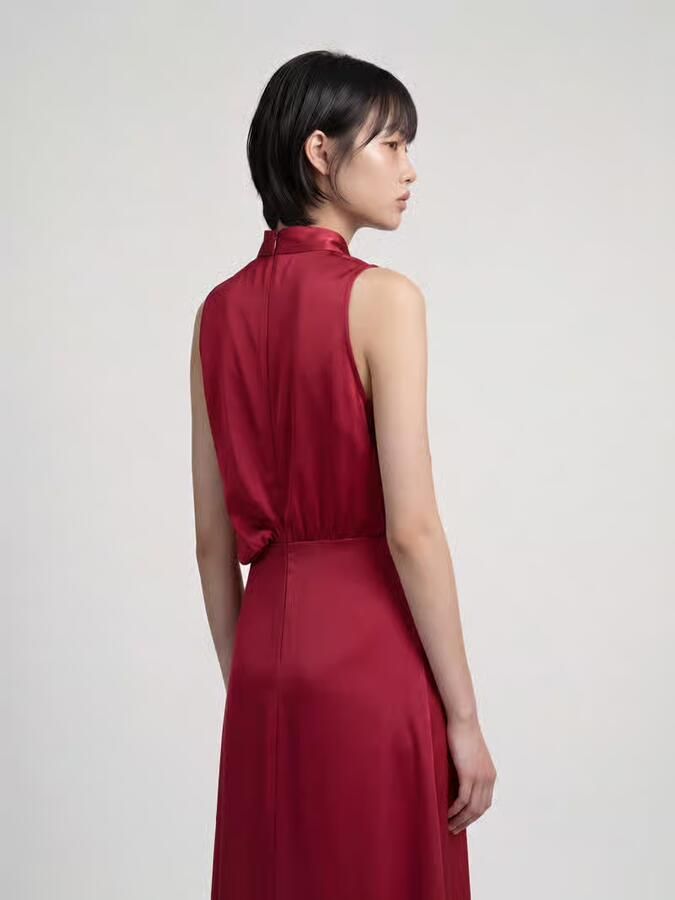 HUGO Maxi-jurk met drapering model 'Kedina-1' - Foto 2