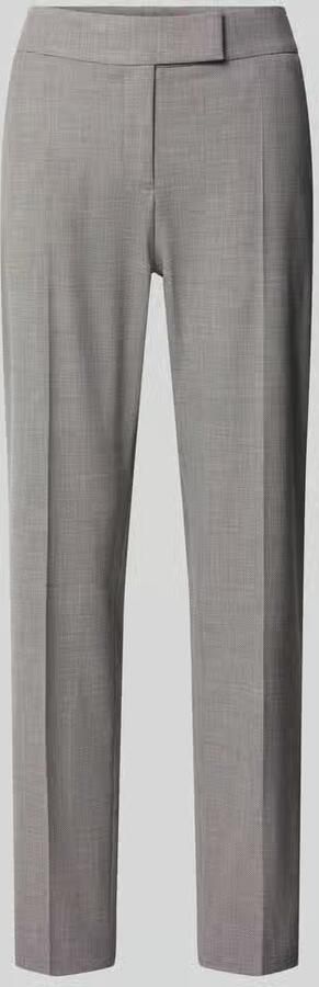 HUGO Mid Waist zakelijke broek met persplooien