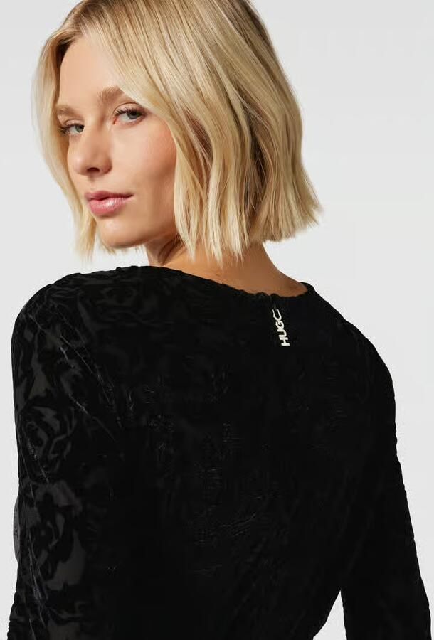 HUGO Mini-jurk met plooien model 'Kimbali'