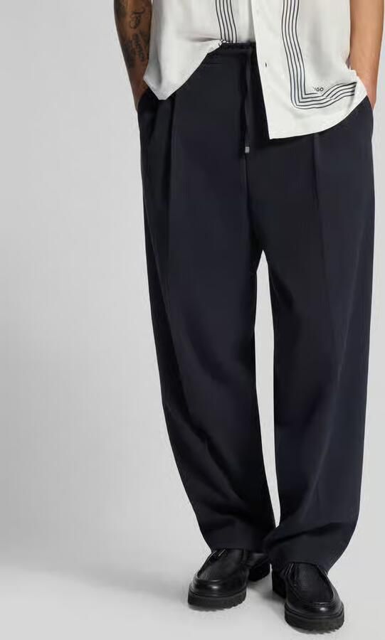 HUGO modern fit broek van katoenmix - Foto 2
