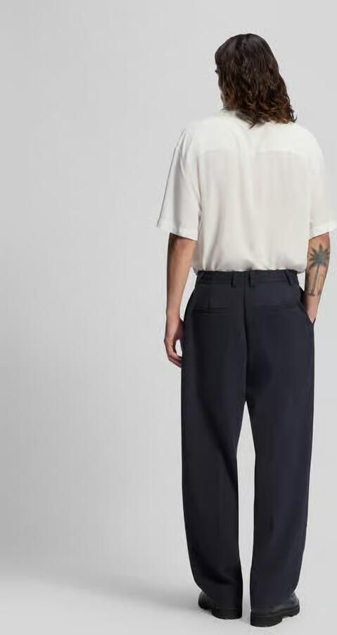 HUGO modern fit broek van katoenmix - Foto 3
