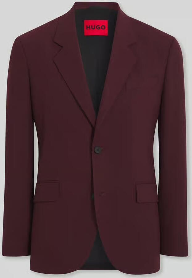 HUGO modern fit colbert met viscoseaandeel model 'Karlo243X'