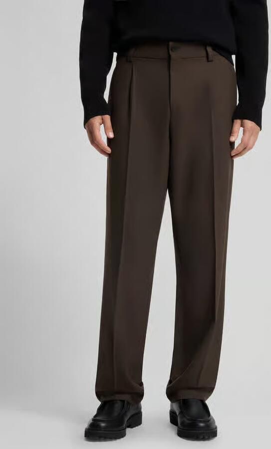 HUGO modern fit pantalon met viscose model 'Flips251X' - Foto 2