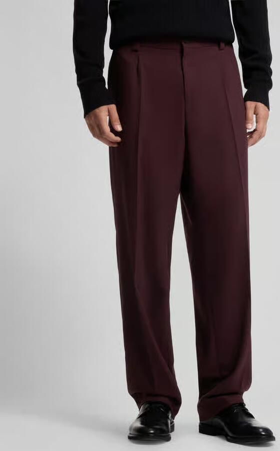 HUGO modern fit pantalon met viscose model 'Flips251X' - Foto 2