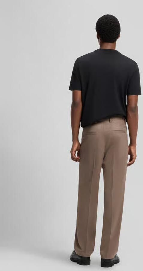 HUGO modern fit pantalon met wol model 'Tony262X' - Foto 3