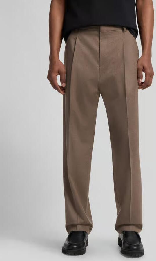 HUGO modern fit pantalon met wol model 'Tony262X' - Foto 2