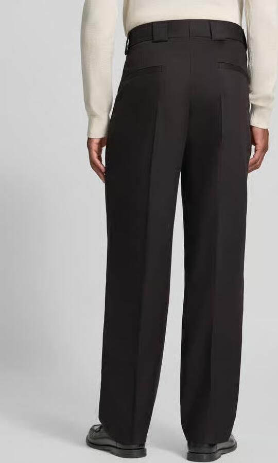 HUGO modern fit pantalon van mix van katoen en lyocell model 'Tony243X' - Foto 3