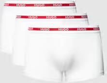 HUGO underwear Trunk TRIPLET PLANET Logo's op de elastische band gemiddelde bandhoogte (3 stuks) - Foto 6