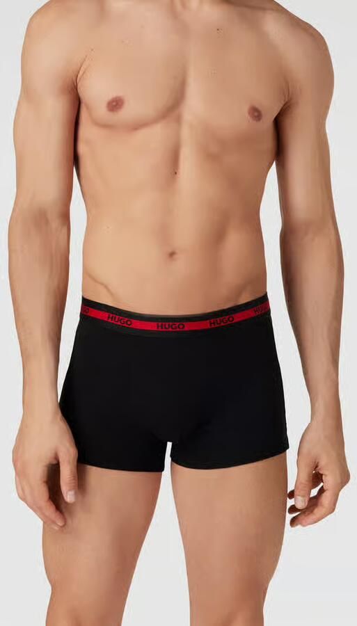 HUGO Nauwsluitende boxershort met logoband - Foto 2