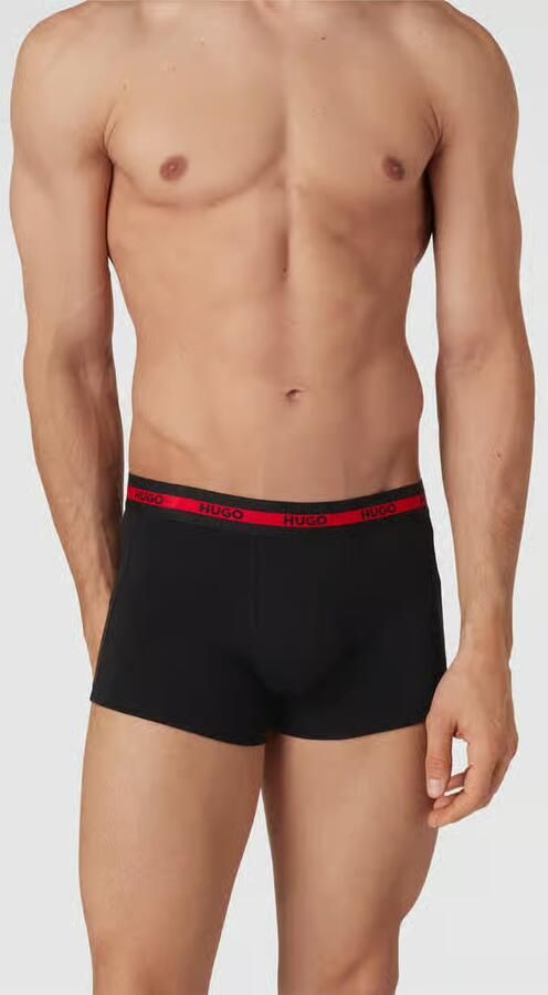 HUGO Nauwsluitende boxershort met logoband - Foto 2