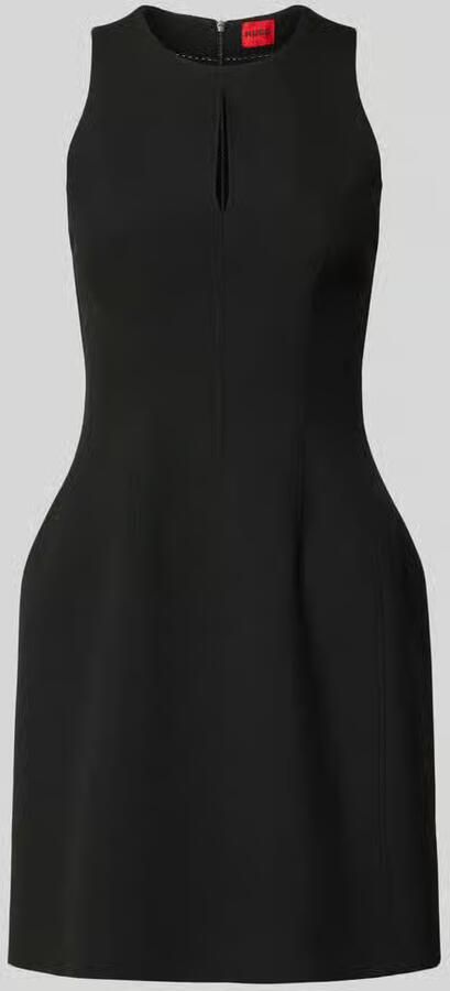 HUGO Nauwsluitende kokerjurk met viscose model 'KALOPIA'