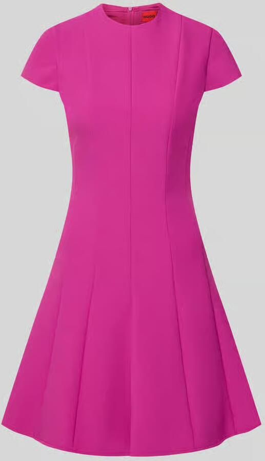 HUGO Nauwsluitende kokerjurk met viscose model 'Kejala'