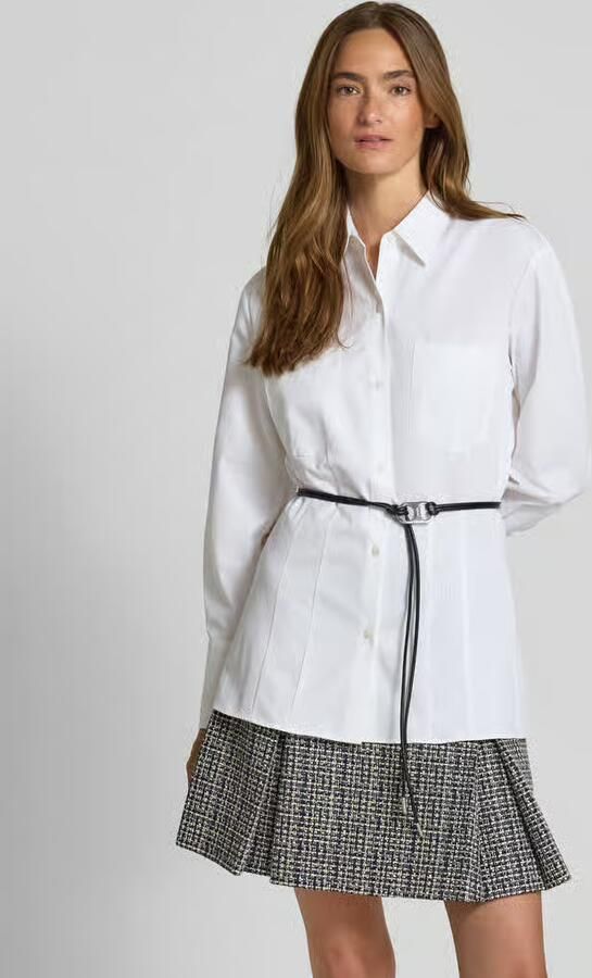 HUGO Overhemdblouse met tailleriem model 'Everlee' - Foto 2