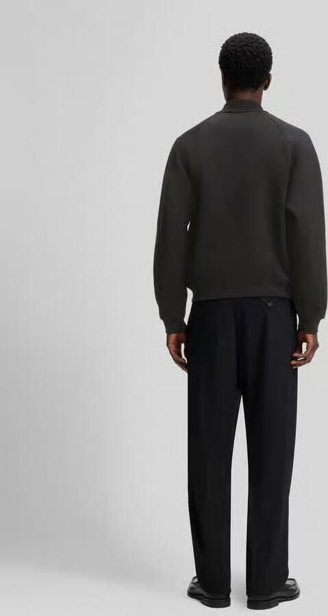 HUGO oversize fit sweatjack van katoenmix model 'Dabins' - Foto 2