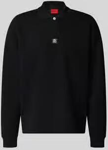 HUGO oversize fit sweatshirt van katoenmix model 'Dabins'
