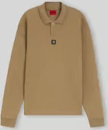HUGO oversize fit sweatshirt van katoenmix model 'Dabins'