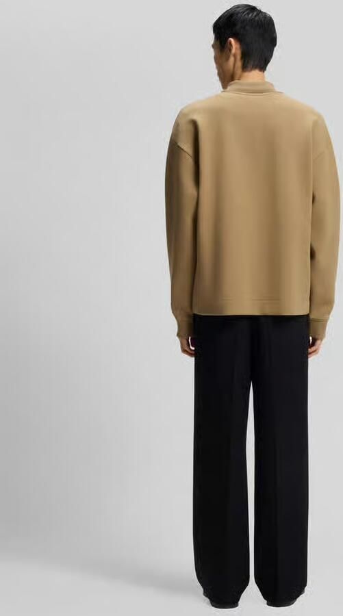 HUGO oversize fit sweatshirt van katoenmix model 'Dabins' - Foto 2