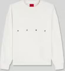 HUGO Oversize sweatshirt met rug-print