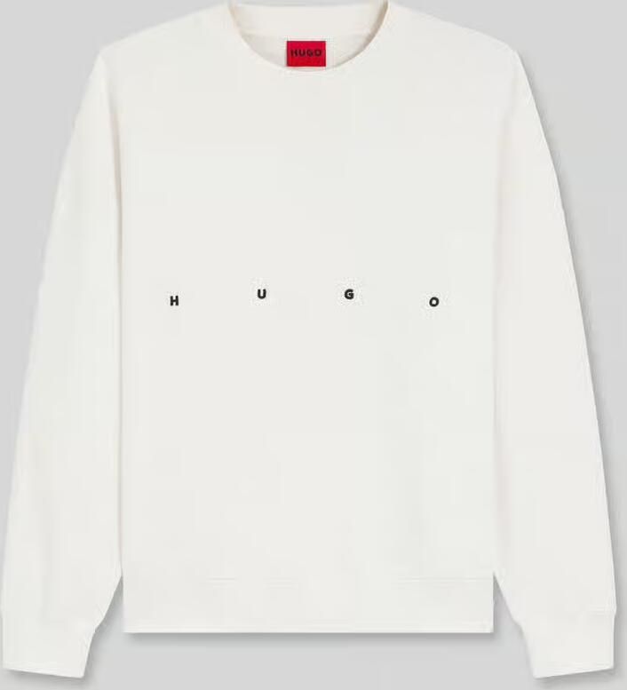 HUGO Oversize sweatshirt met rug-print - Foto 2