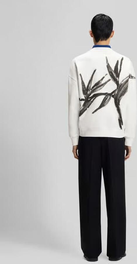HUGO Oversize sweatshirt met rug-print - Foto 2