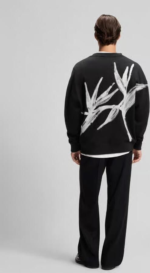 HUGO Oversize sweatshirt met rug-print - Foto 2
