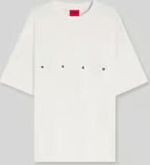 HUGO Oversize T-shirt met rugprint model 'DARISO'