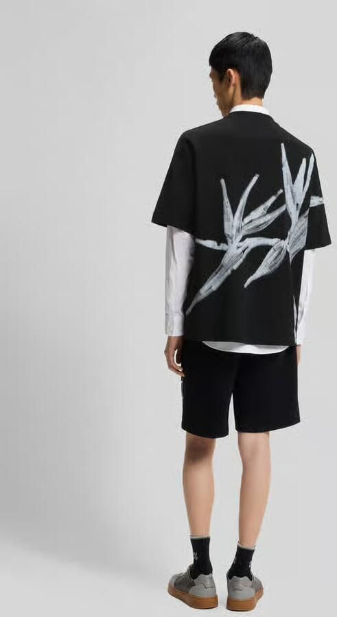 HUGO Oversize T-shirt met rugprint model 'DARISO' - Foto 2