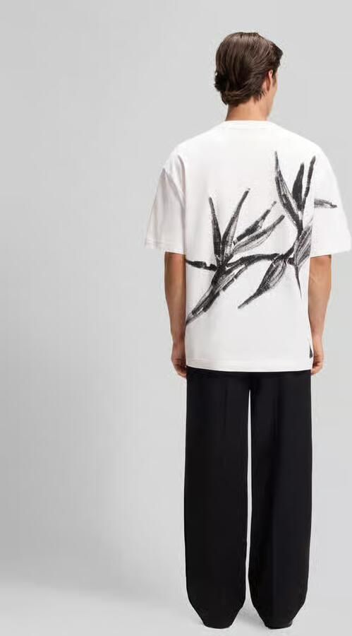 HUGO Oversize T-shirt met rugprint model 'DARISO' - Foto 2