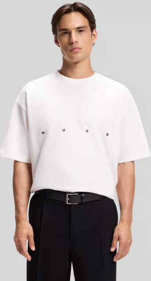 HUGO Oversize T-shirt met rugprint model 'DARISO' - Foto 3