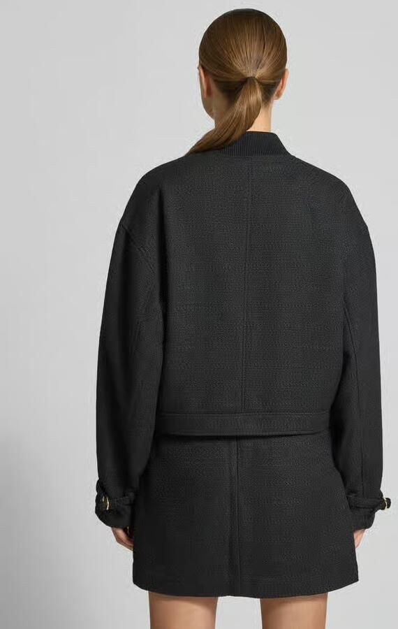 HUGO Oversized blazer in bouclé-look model 'ASENSE-1'