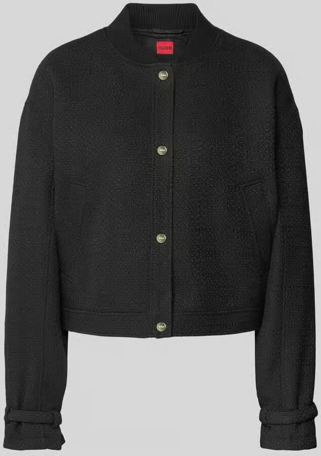 HUGO Oversized blazer in bouclélook model 'ASENSE-1'
