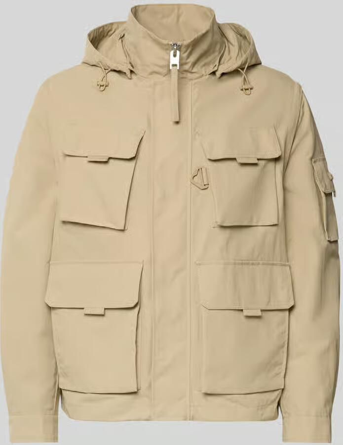 HUGO Oversized functioneel jack met afneembare capuchon model 'BALTERO2611'