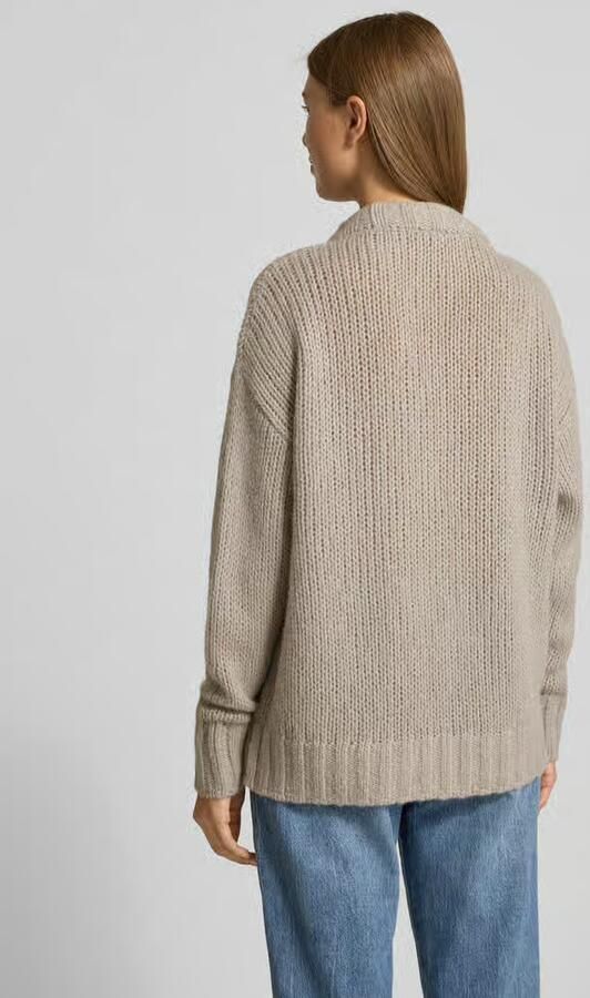 HUGO Oversized gebreide pullover met alpaca model 'SLOOSSY'