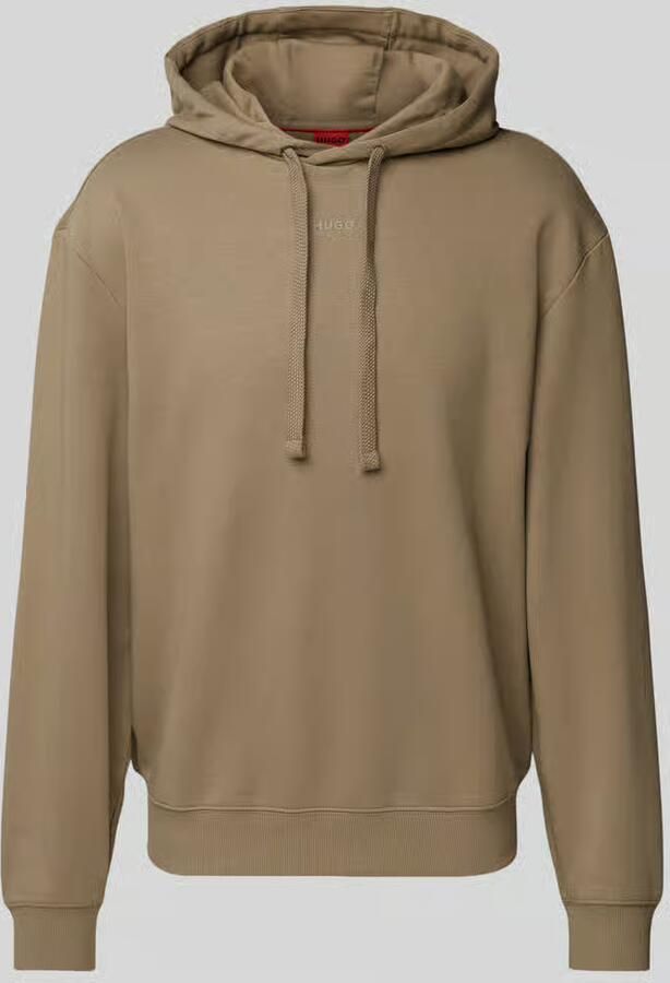 HUGO Oversized hoodie met labeldetail model 'Dapo'