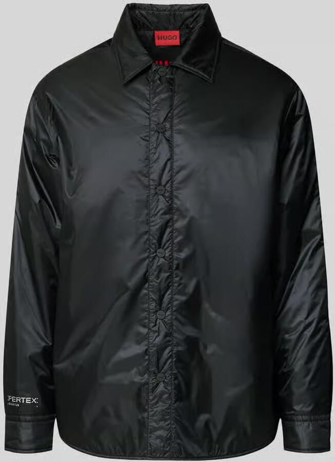 HUGO Oversized jack met platte kraag model 'EVINUZ'