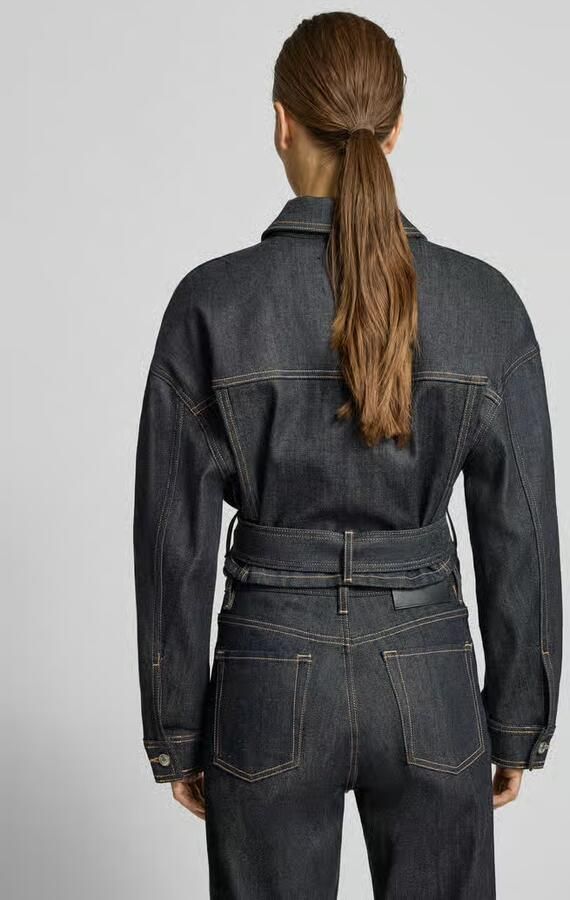 HUGO Oversized jeansjack van katoenmix model 'GALATA' - Foto 2