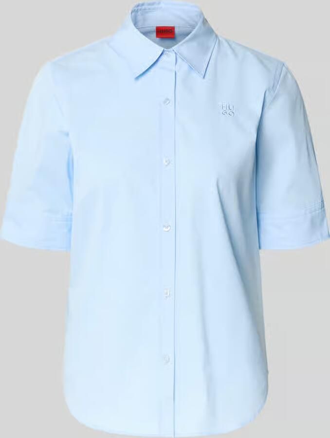 HUGO Oversized overhemdblouse van puur katoen model 'The Summer Shirt' - Foto 2