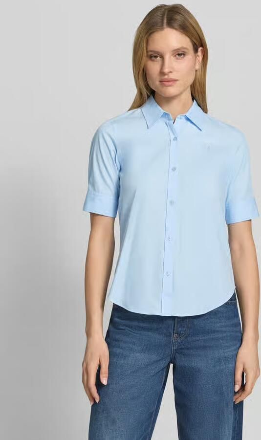 HUGO Oversized overhemdblouse van puur katoen model 'The Summer Shirt' - Foto 3