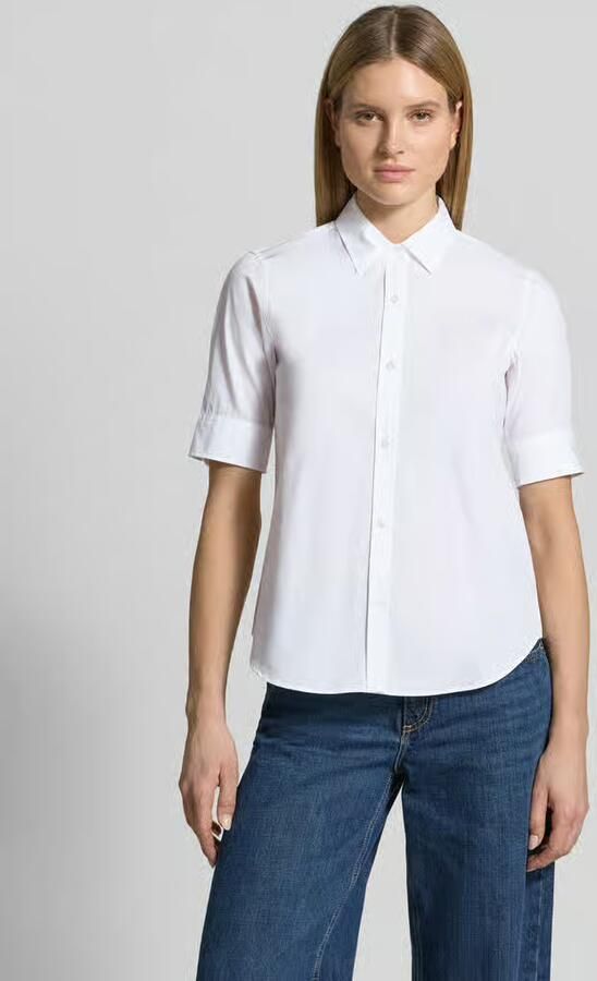 HUGO Oversized overhemdblouse van puur katoen model 'The Summer Shirt' - Foto 3